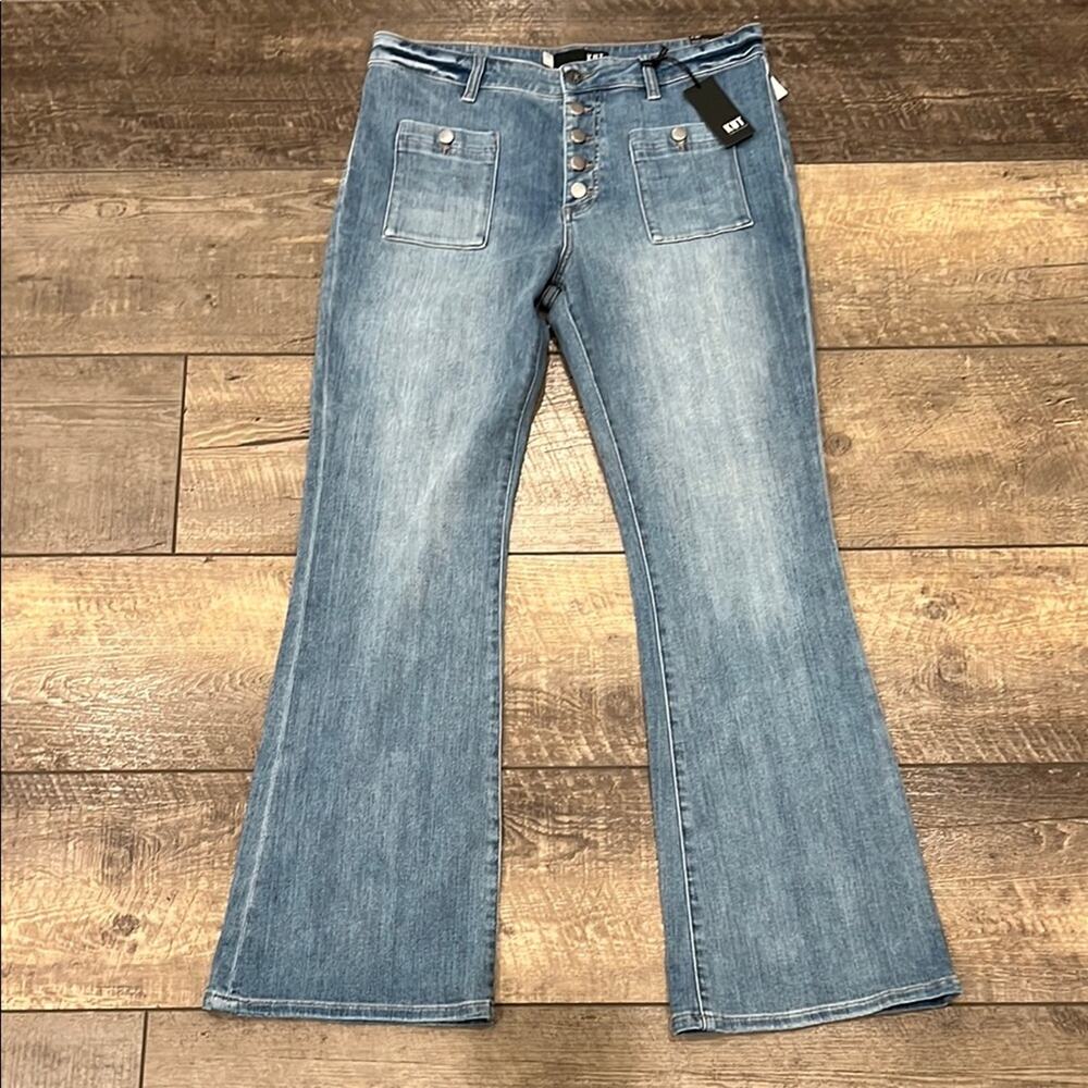 NWT Kut from the Kloth Stella High Rise Flare Jeans Size 14 - Picture 1 of 9